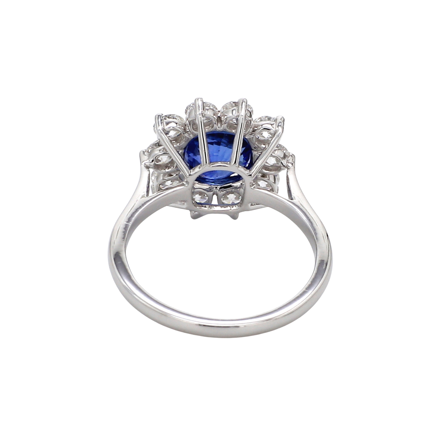Cornflower Blue Sapphire Cocktail Ring – 2.55 ct No Heat Certified
