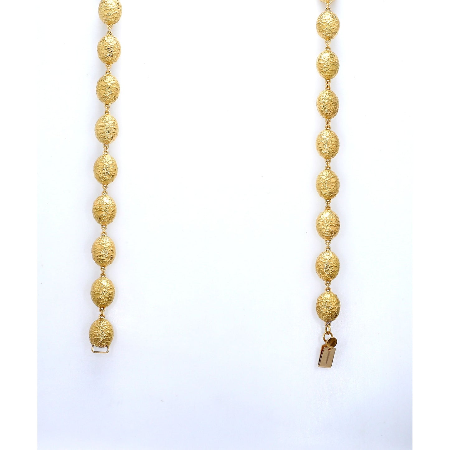 18K Gold Diamond Link Necklace