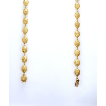 18K Gold Diamond Link Necklace